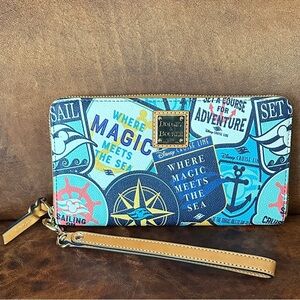 Disney Cruise Line DCL Wristlet Wallet Dooney & Bourke NWOT